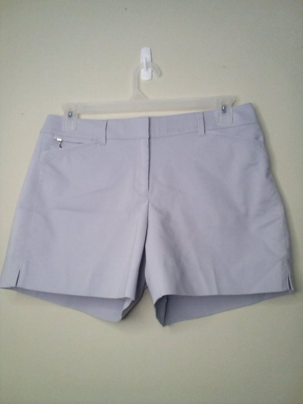 White House Black Market Shorts Women 10 Casual Light Gray